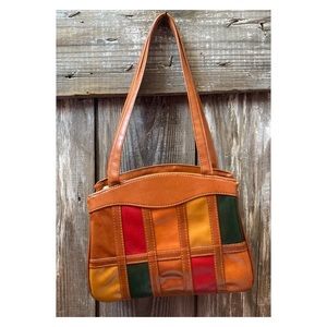 Retro Patch Shoulder Bag